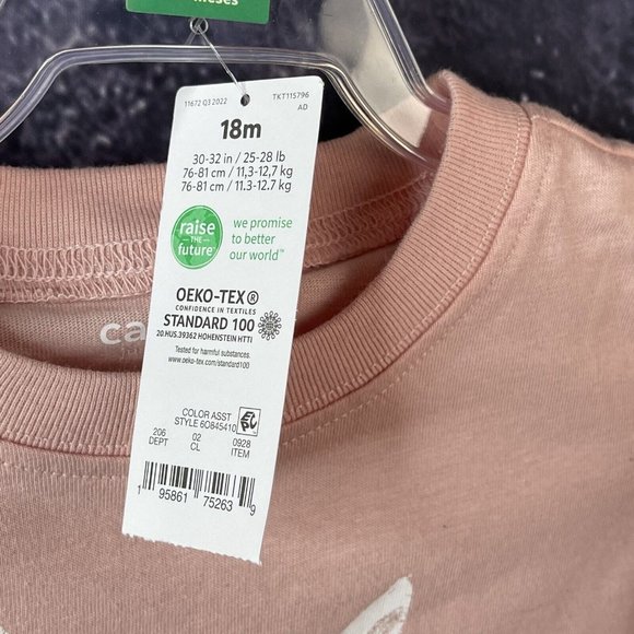 Carter's Just One You 18 Month Bunny Chick Easter Egg Shirt Top - Picture 2 of 6